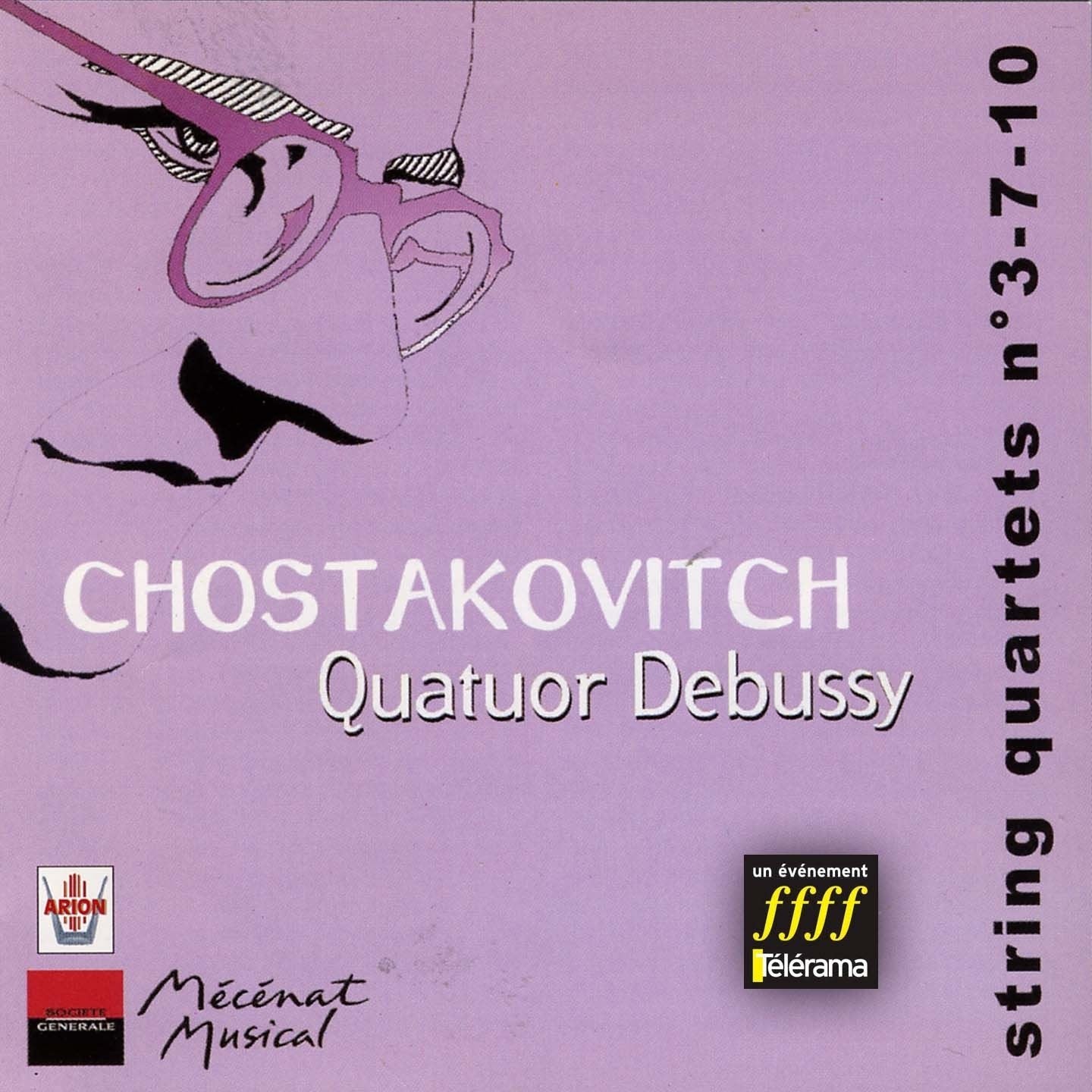 Chostakovitch - Quatuors À Cordes N°3 - 7 & 10 - cd