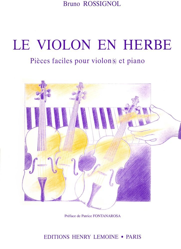 Le violon en Herbe - Pièces faciles pour Violon et Piano book
