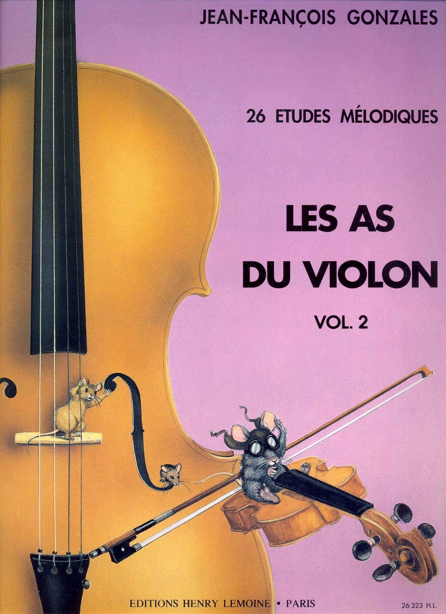 LES AS DU VIOLON VOL.2 --- VIOLON ET PIANO Sheet Music