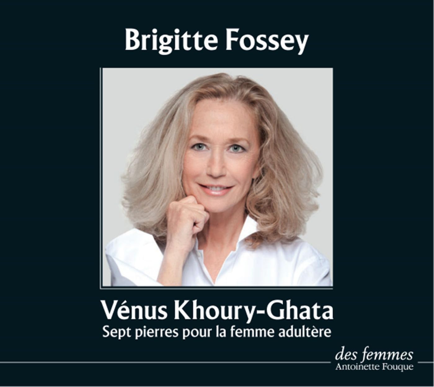 Sept pierres pour la femme adultère: 1 CD MP3 cd