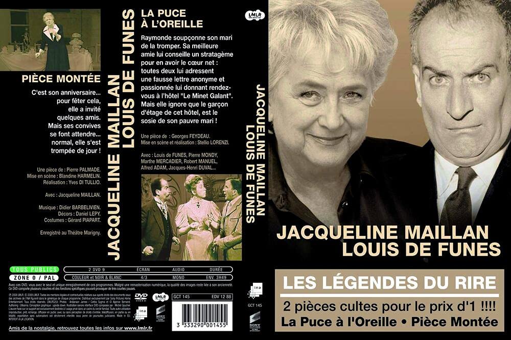 Coffret les légendes du rire : la puce à l'oreille ; la pièce montée Films