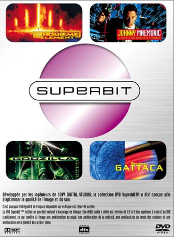Le Cinquième élément / Johnny Mnemonic / Godzilla / Bienvenue à Gattaca - Coffret Édition Format Superbit 4 DVD Films