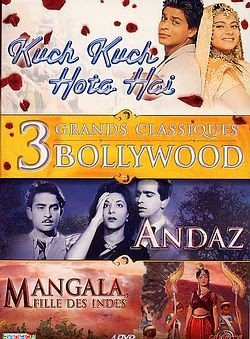 Coffret Bollywood 3 DVD : Kuch kuch hota hai / Mangala fille des Indes / Andaz Movies