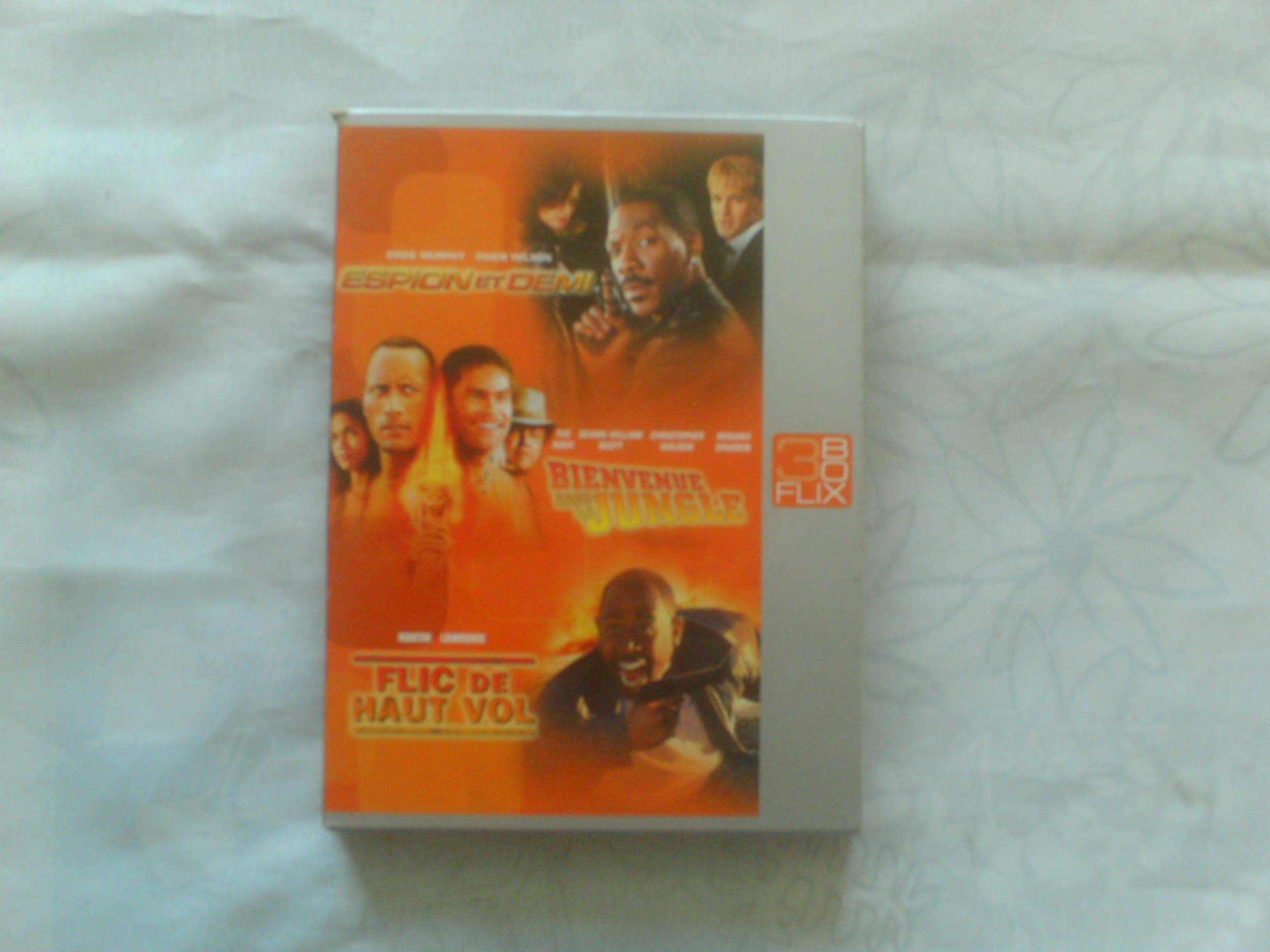 Espion et demi / Bienvenue dans la jungle / Flic de haut vol - Coffret Flixbox 3 DVD Movies