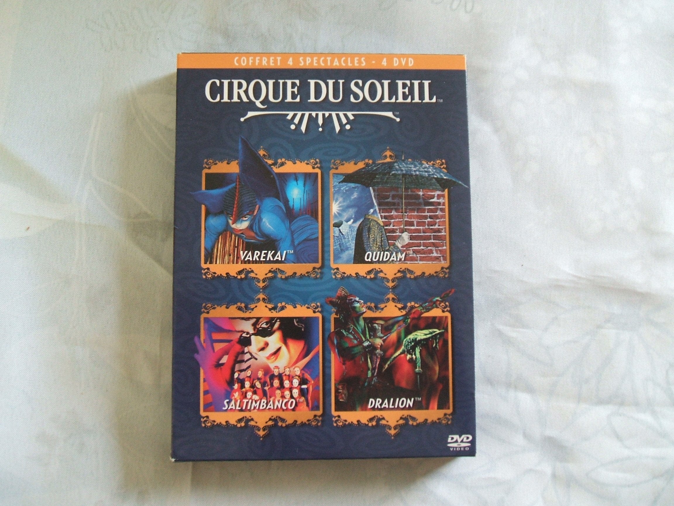 Le Cirque du Soleil : Quidam / Dralion / Saltimbanco / Varekai - Coffret 4 DVD Films