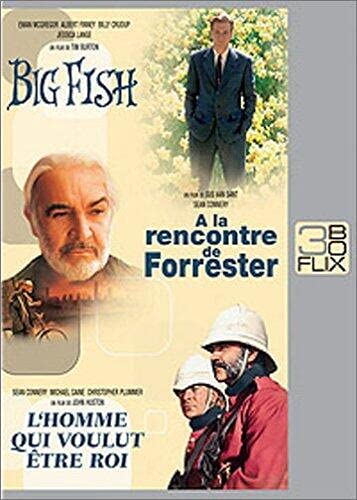 Big Fish / A la rencontre de Forrester / L'Homme qui voulut être roi - Coffret Flixbox 3 DVD Movies