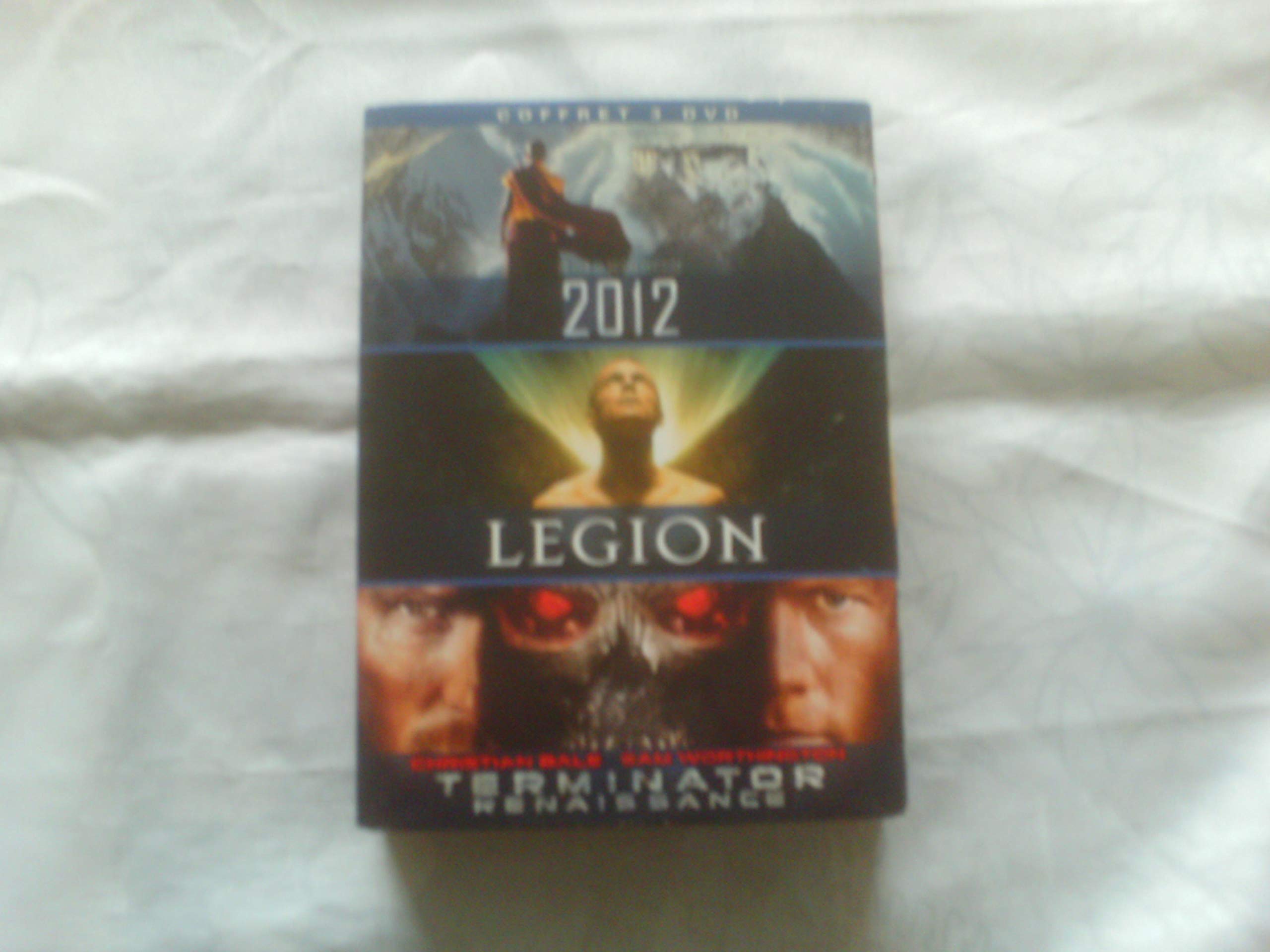 Coffret Blockbuster-2012 + Terminator Renaissance + Légion, l'armée des Anges dvd