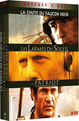 Coffret Guerre-Les Larmes du Soleil + The Patriot + La Chute du Faucon Noir Movies