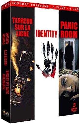 Terreur sur la ligne / Panic room / Identity - Coffret 3 DVD Films