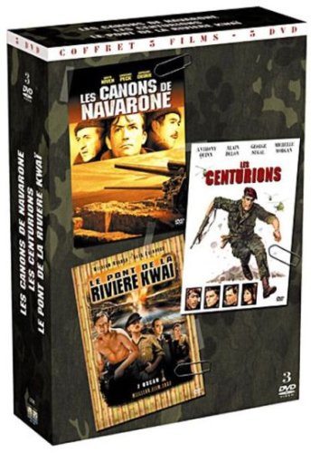Coffret guerre classique : le pont de la rivière kwai ; les canons de navarone ; les centurions Films