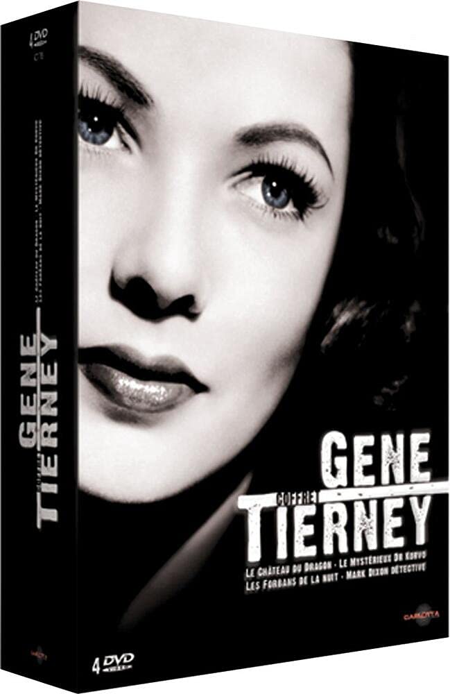 Gene tierney : le chateau du dragon ; le mystérieux dr korvo ; les forbans de la nuit; Mark Dixon détective Movies