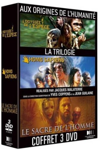 Coffret les origines de l'humanité : l'odyssée de l'espece ; homo sapiens ; le sacre de l'homme Movies