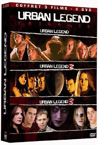 Coffret urban legend : urban legend 1 ; urban legend 2 ; urban legend 3 dvd