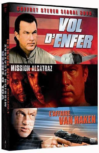 Coffret Steven Seagal 3 DVD - Vol d'enfer + Mission Alcatraz + L'affaire Van Haken dvd