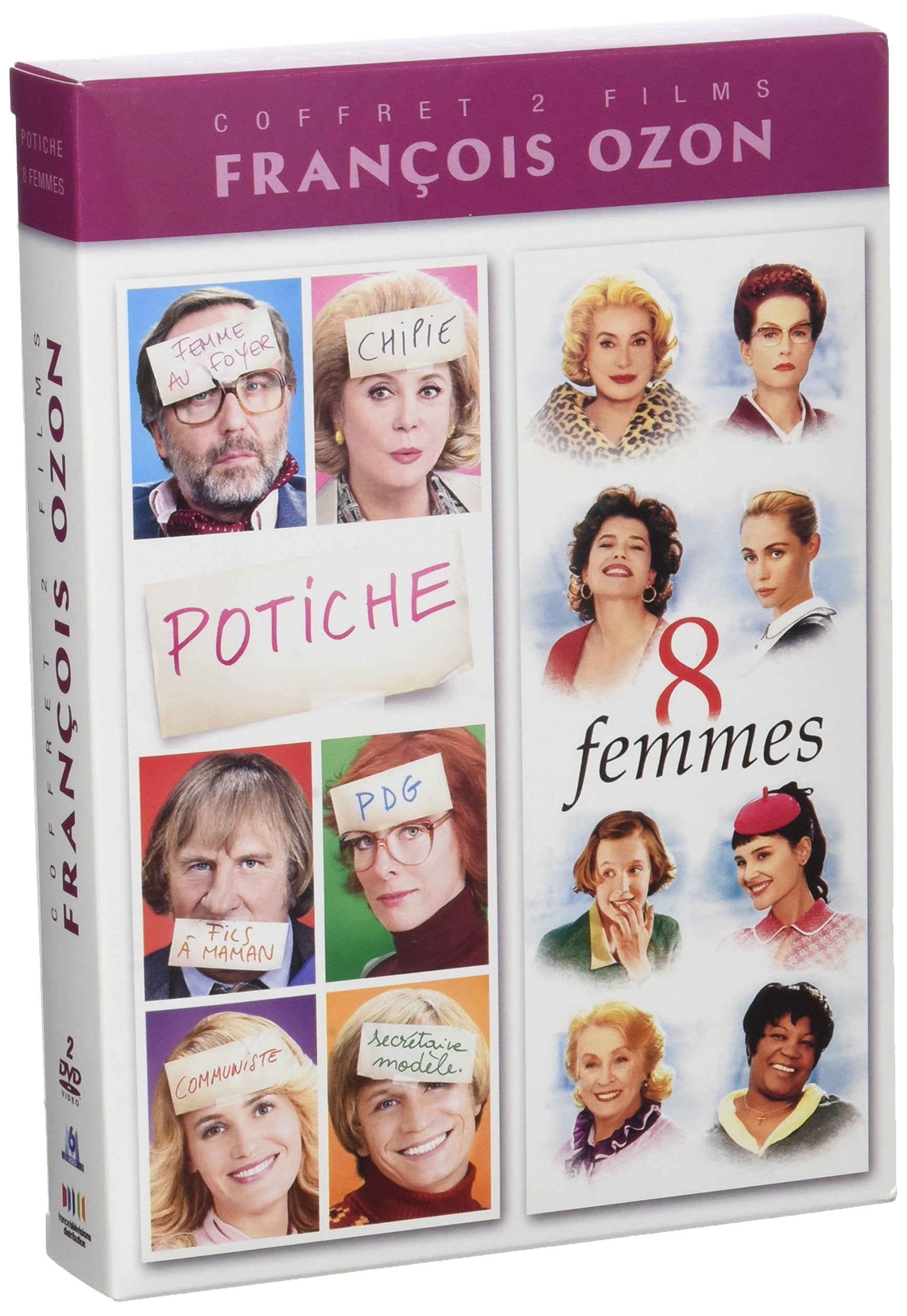 Coffret François Ozon : Potiche + 8 Femmes dvd
