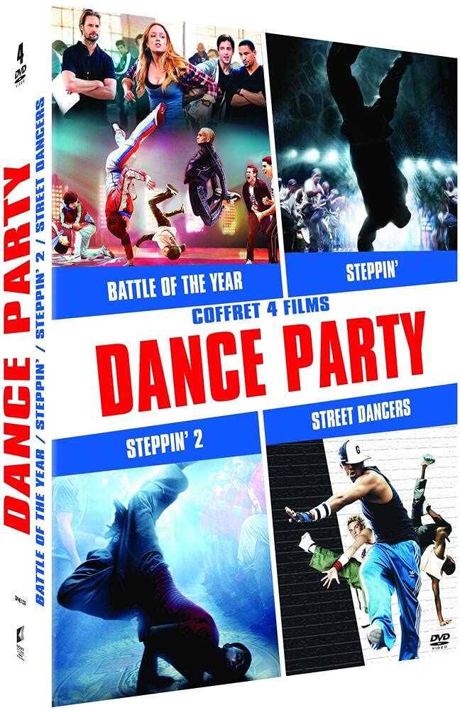 Coffret hip hop : battle of the year ; steppin ; steppin 2 ; street dancers Movies