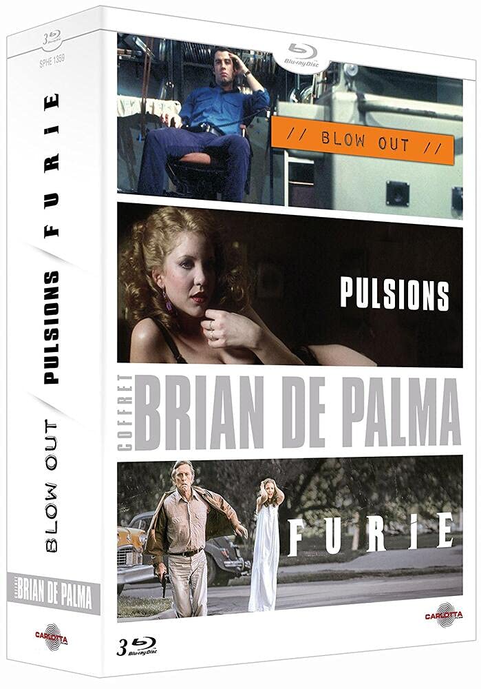 Coffret Brian De Palma : Blow Out + Pulsions + Furie dvd