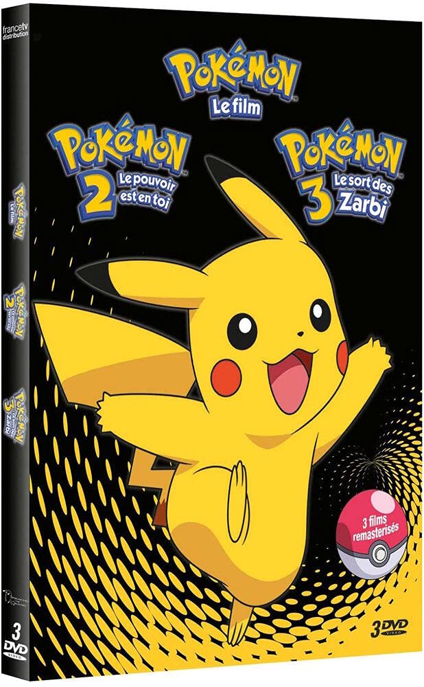 Pokémon-Coffret 1-Mewtwo Contre Mew 2-Le Pouvoir est en toi + Le Film 3-Le Sort des Zarbi Box sets