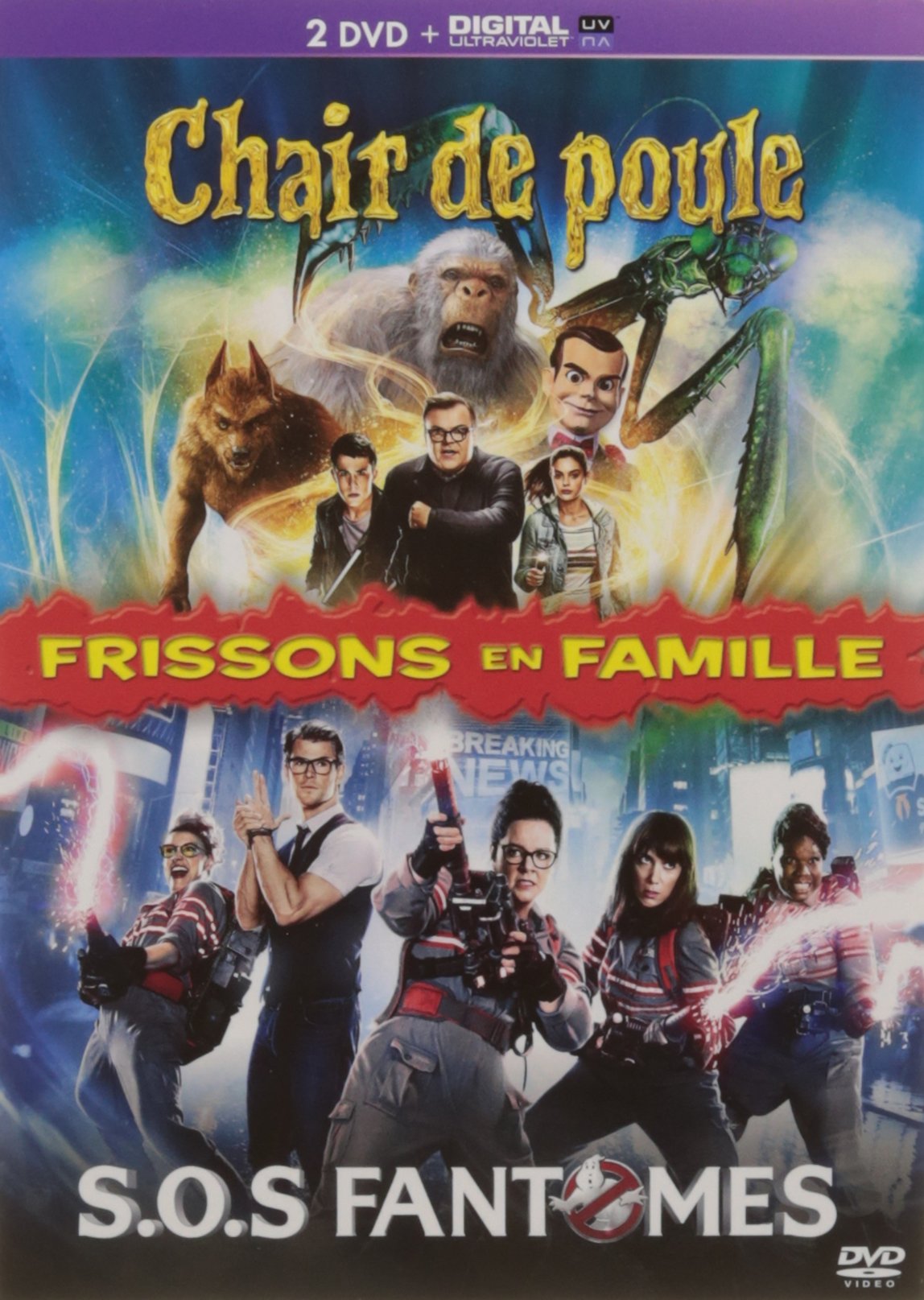 Frissons en Famille-Coffret : Chair de Poule + S.O.S Fantômes Movies