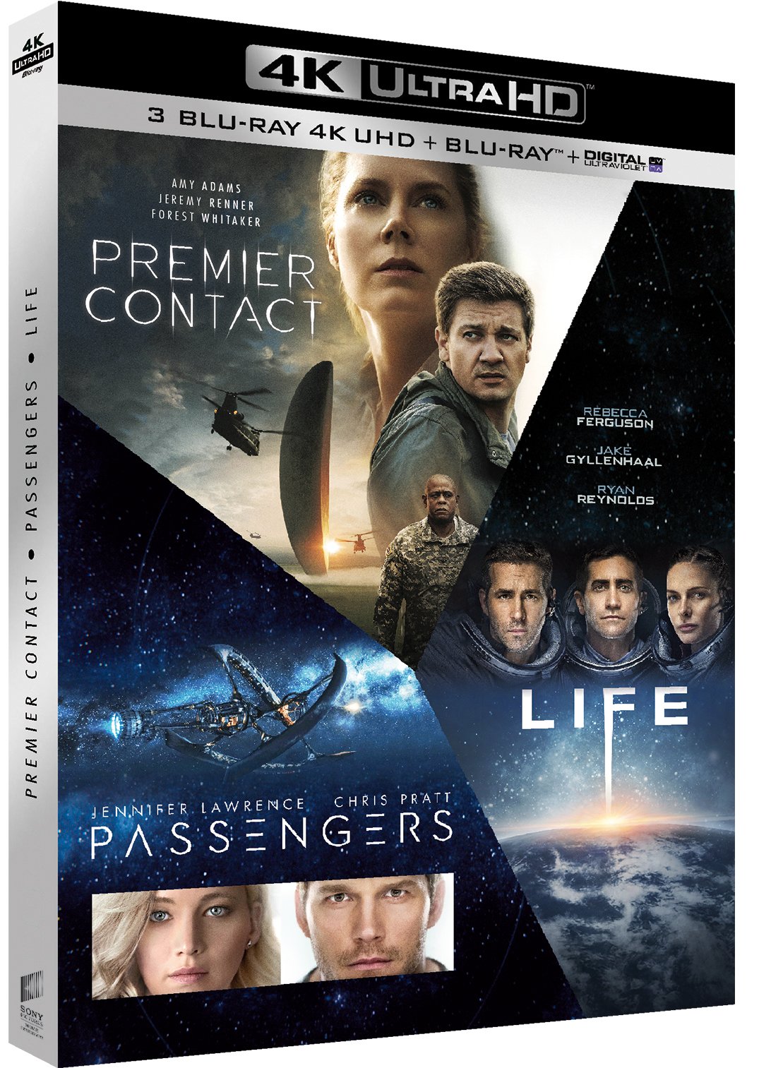 Coffret : Premier contact + Passengers + Life - Origine inconnue Films