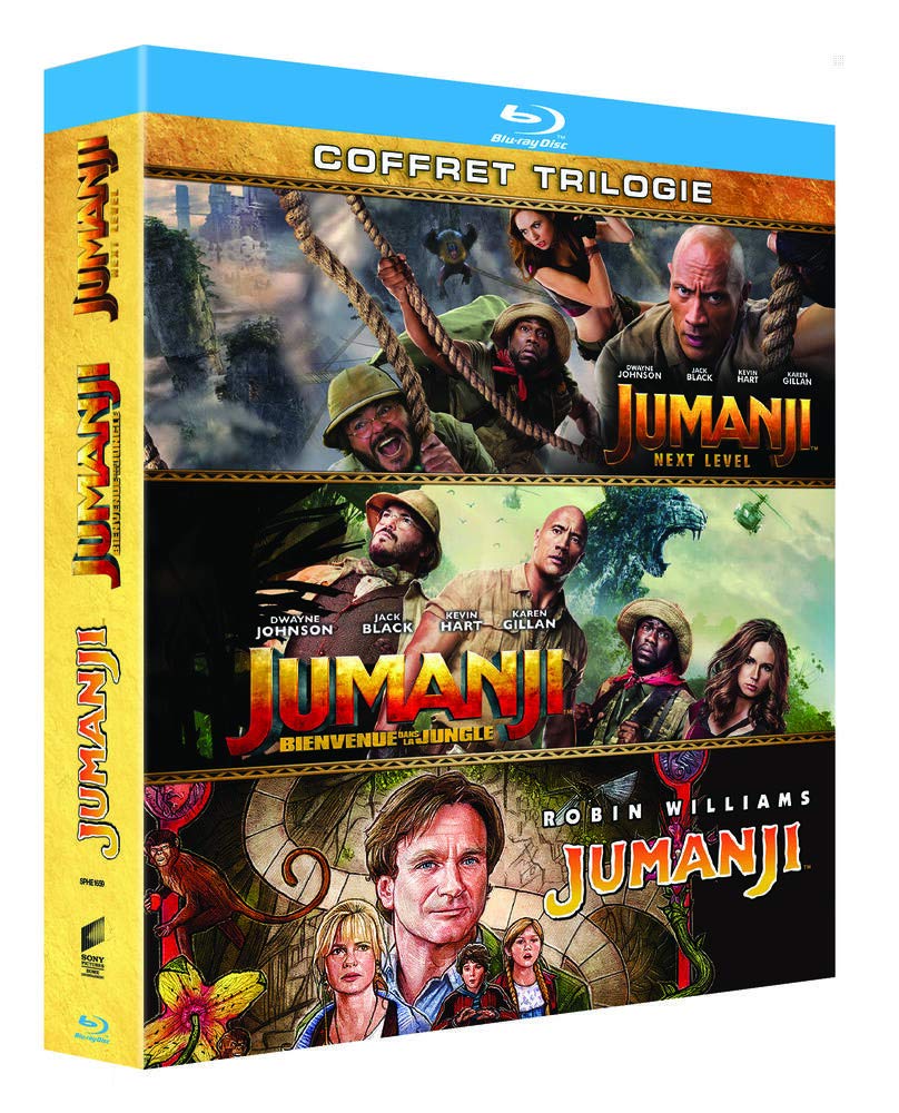 Jumanji - la trilogie : jumanji + bienvenue dans la jungle + next level Films