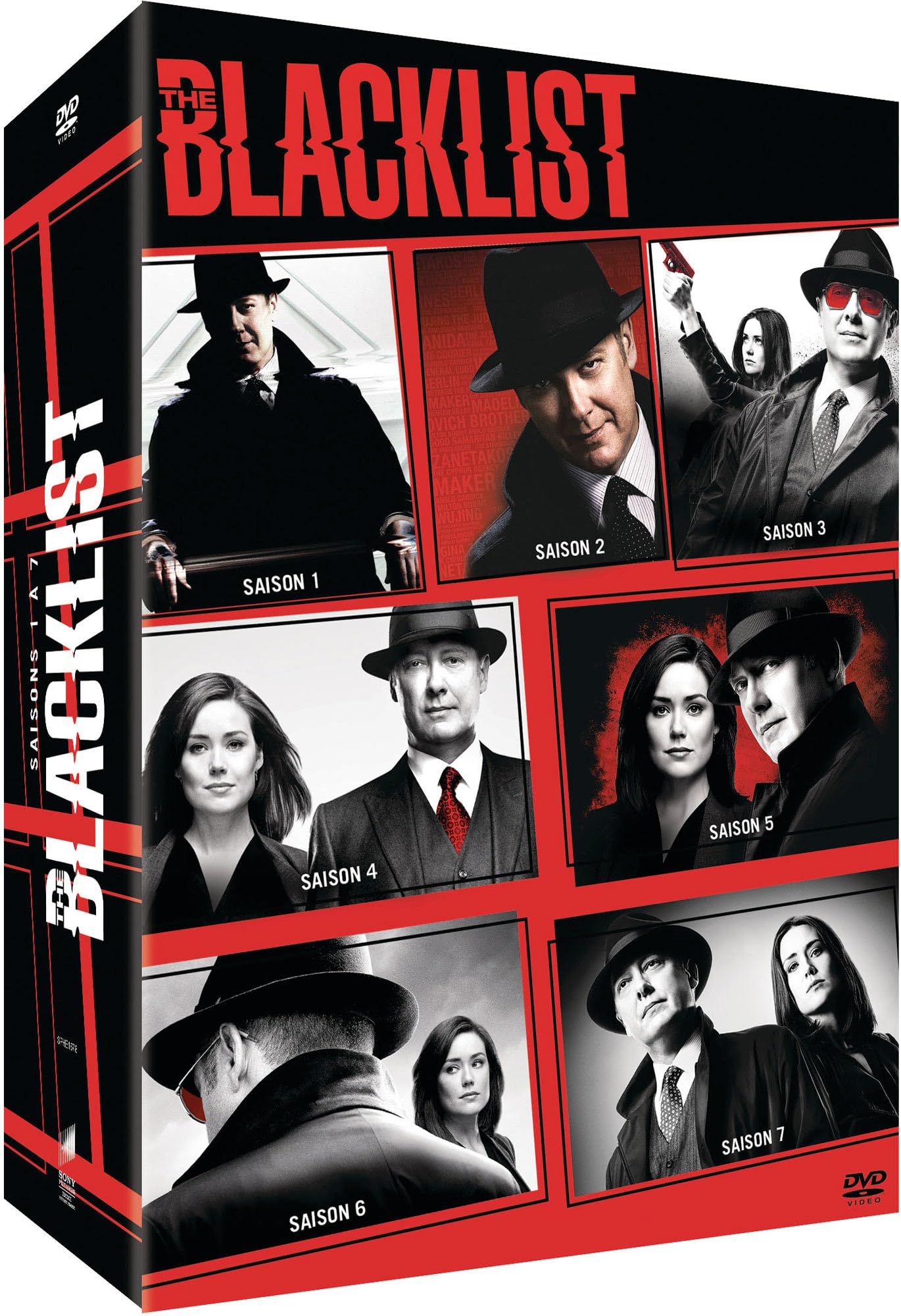 The Blacklist-L'intégrale Saison 1 à 7 dvd