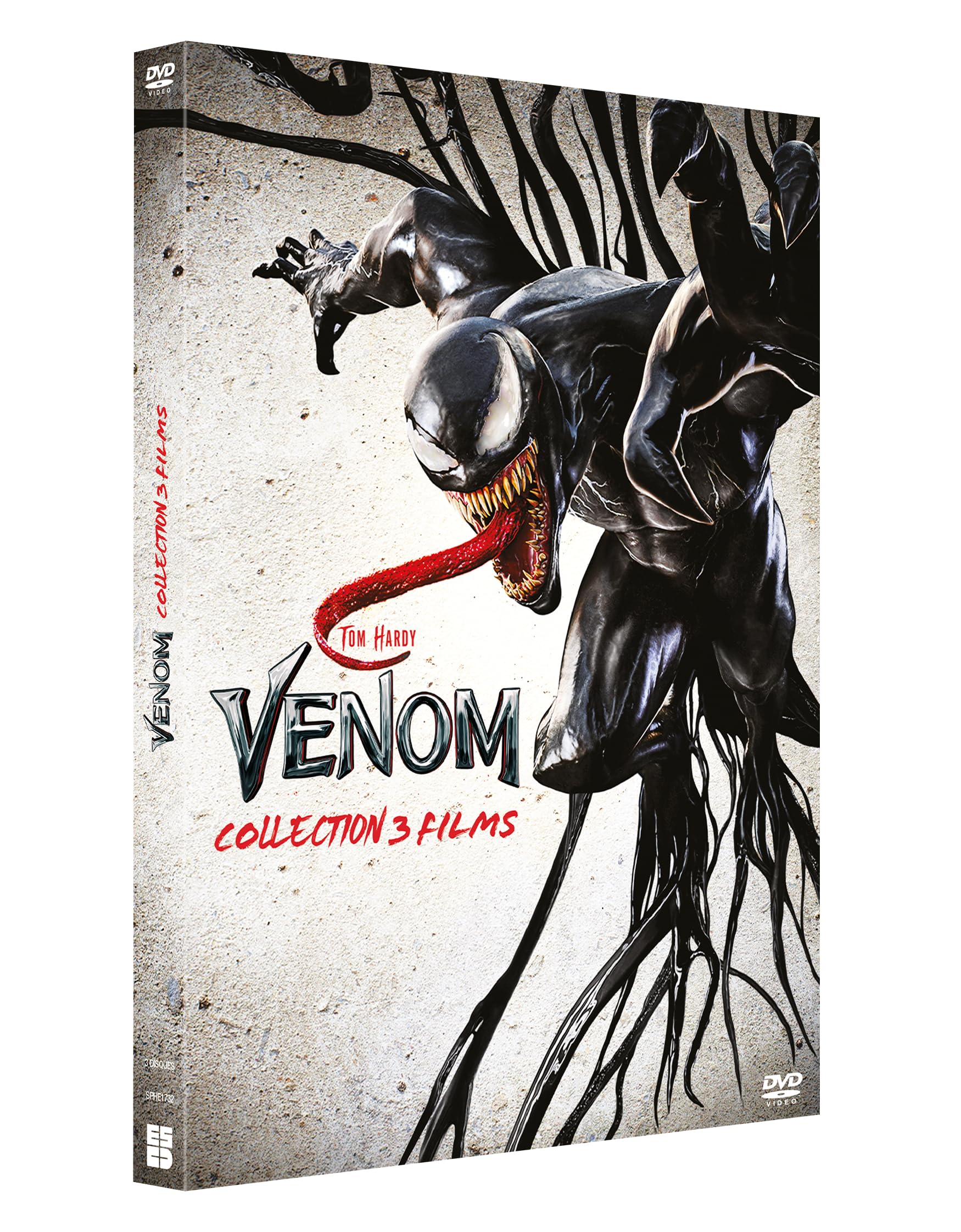 COFFRET VENOM - COLLECTION 3 FILMS : VENOM + VENOM : LET THERE BE CARNAGE + VENOM : THE LAST DANCE - 3 DVD Films