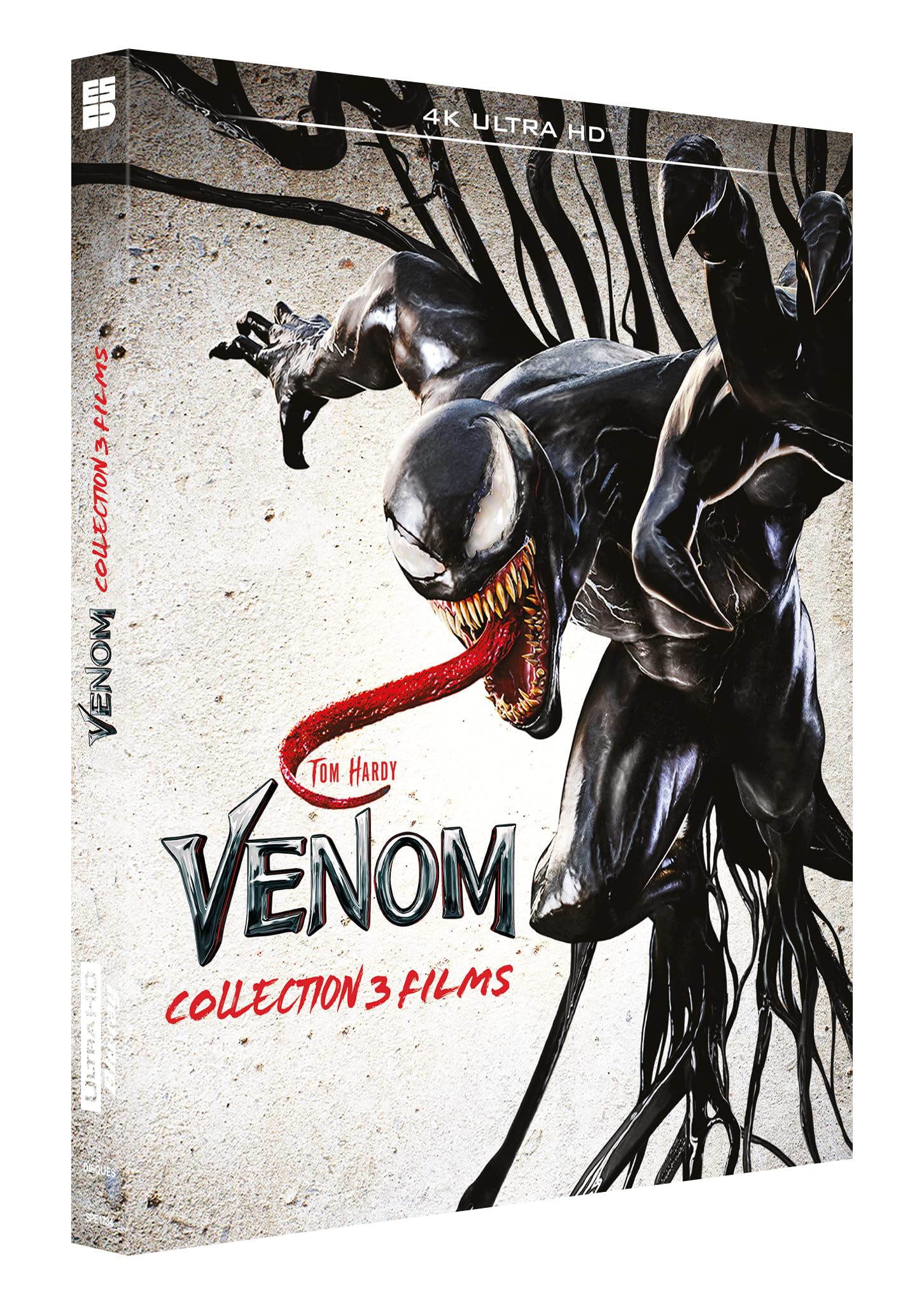 COFFRET VENOM - COLLECTION 3 FILMS : VENOM + VENOM : LET THERE BE CARNAGE + VENOM : THE LAST DANCE - 3 UHD Films