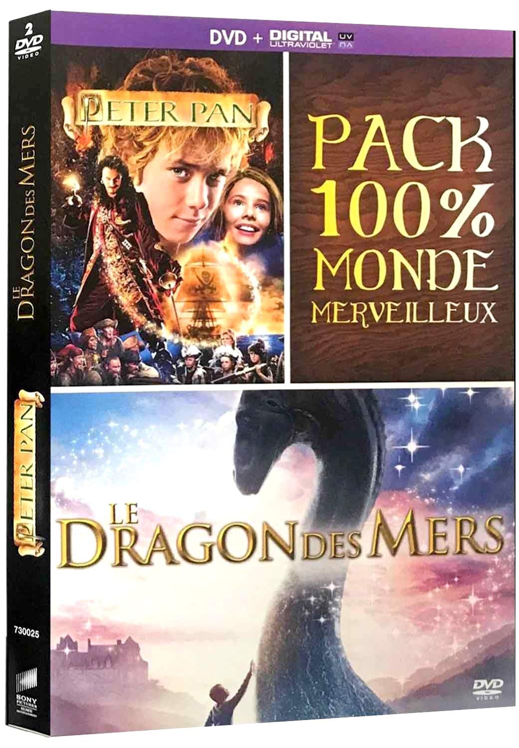2 Films Monde Imaginaire : Peter Pan + Le Dragon des Mers + 1 Film UV à télécharger parmi 25 Films Movies