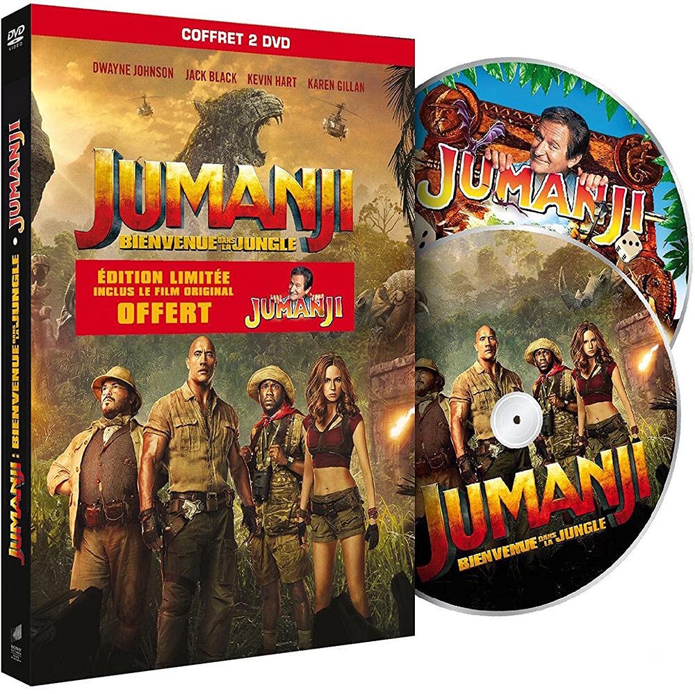 Coffret jumanji 2 films : jumanji ; bienvenue dans la jungle Movies