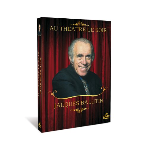 AU THEATRE CE SOIR: le coffret 3DVD de Jacques BALUTIN avec les pièces suivantes : La tête des autres / La manière forte / La vénus de Milo Movies