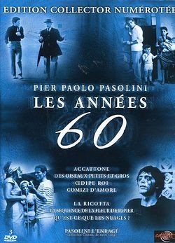 Coffret Pier Paolo Pasolini 3 DVD : Les Années 60 - Accatone / La Ricotta / Comizi d'Amore / Des oiseaux petits et gros / dipe Roi / La Séquence de la fleur à papier / Qu'est-ce que les nuages ? Movies
