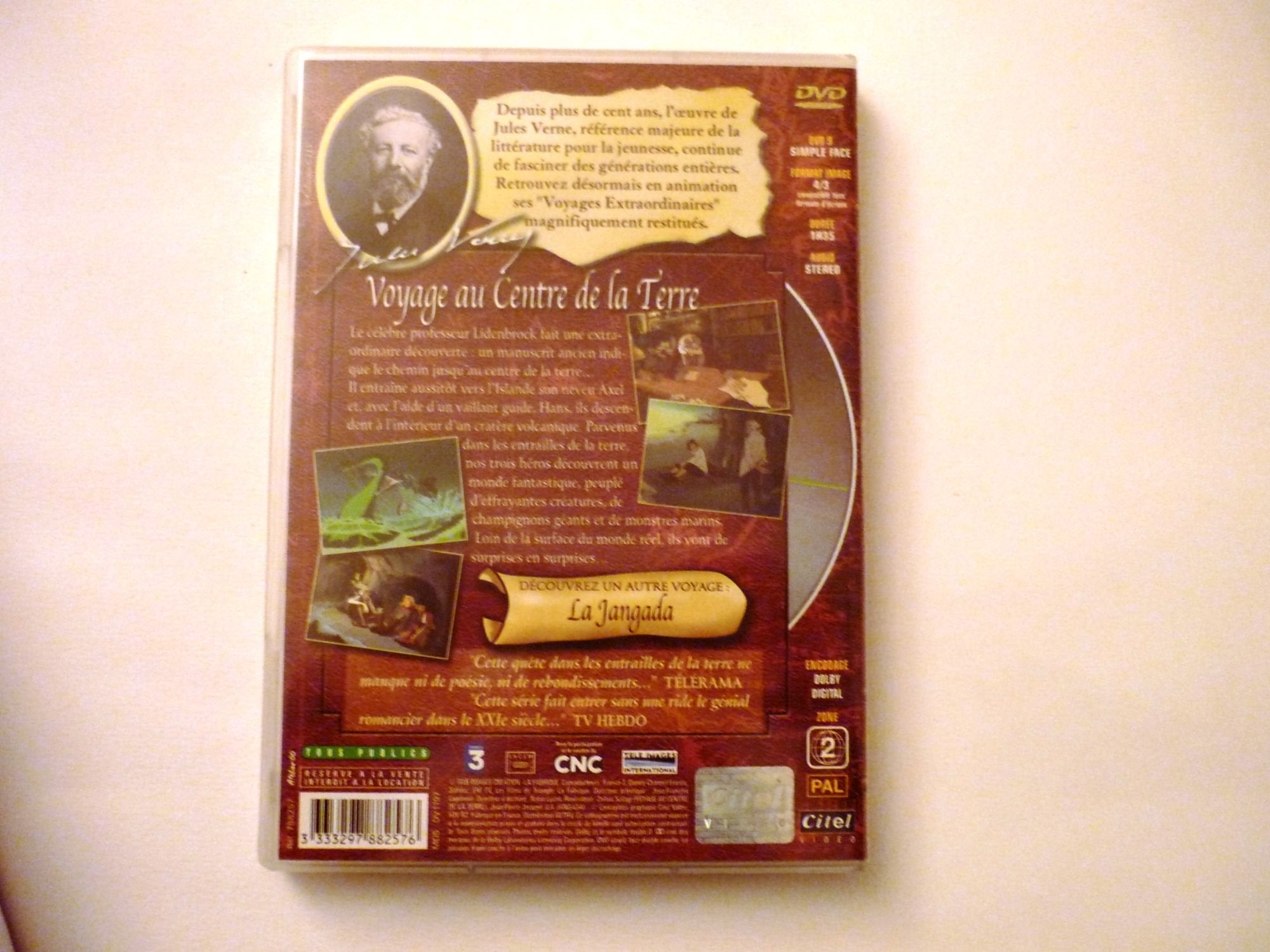 Les Voyages extraordinaires de Jules Verne : L'Ile Mysterieuse / Le Tour du monde en 80 jours / Voyage au centre de la Terre - Coffret 3 DVD Movies