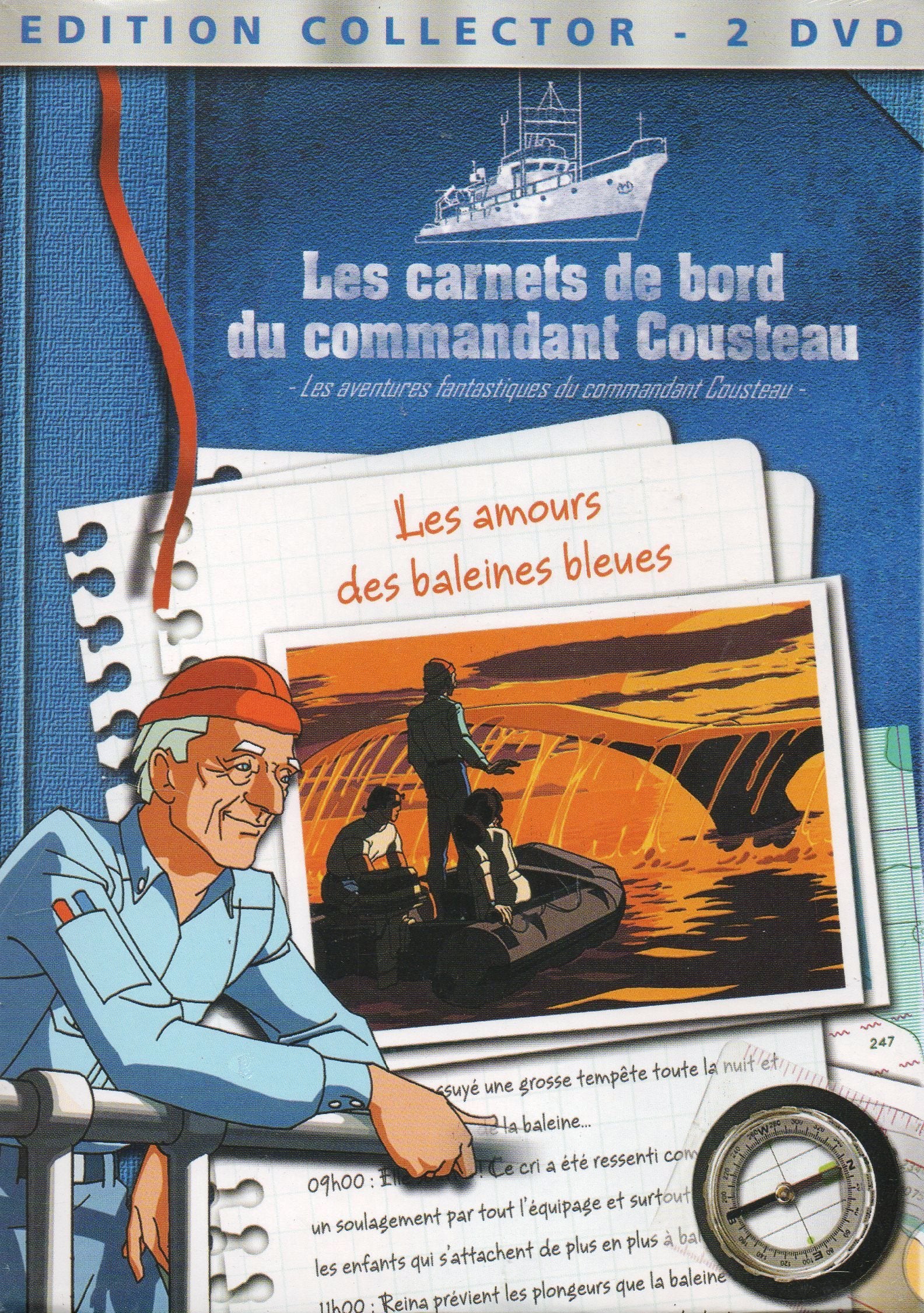 Les Carnets de bord du commandant Cousteau : Les Amours des baleines bleues - Edition Collector 2 DVD dvd