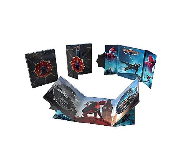 Spider-Man: Far From Home – Édition Spéciale Magnet Steelbook Collector | Blu-ray + DVD | VF + VOSTFR | Film Marvel avec Tom Holland | Zone 2 dvd
