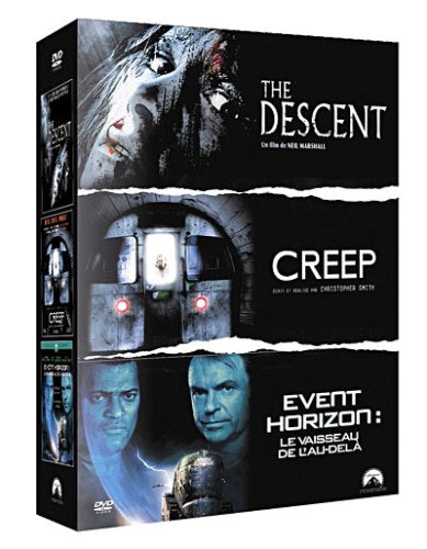 Coffret Horreur 3 DVD : The descent / Creep / Event Horizon Films
