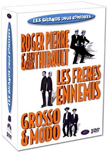 Les grands duos comiques - Roger Pierre et Jean-Marc Thibault : Les frères ennemis / Grosso & Modo - Coffret 3 DVD Films