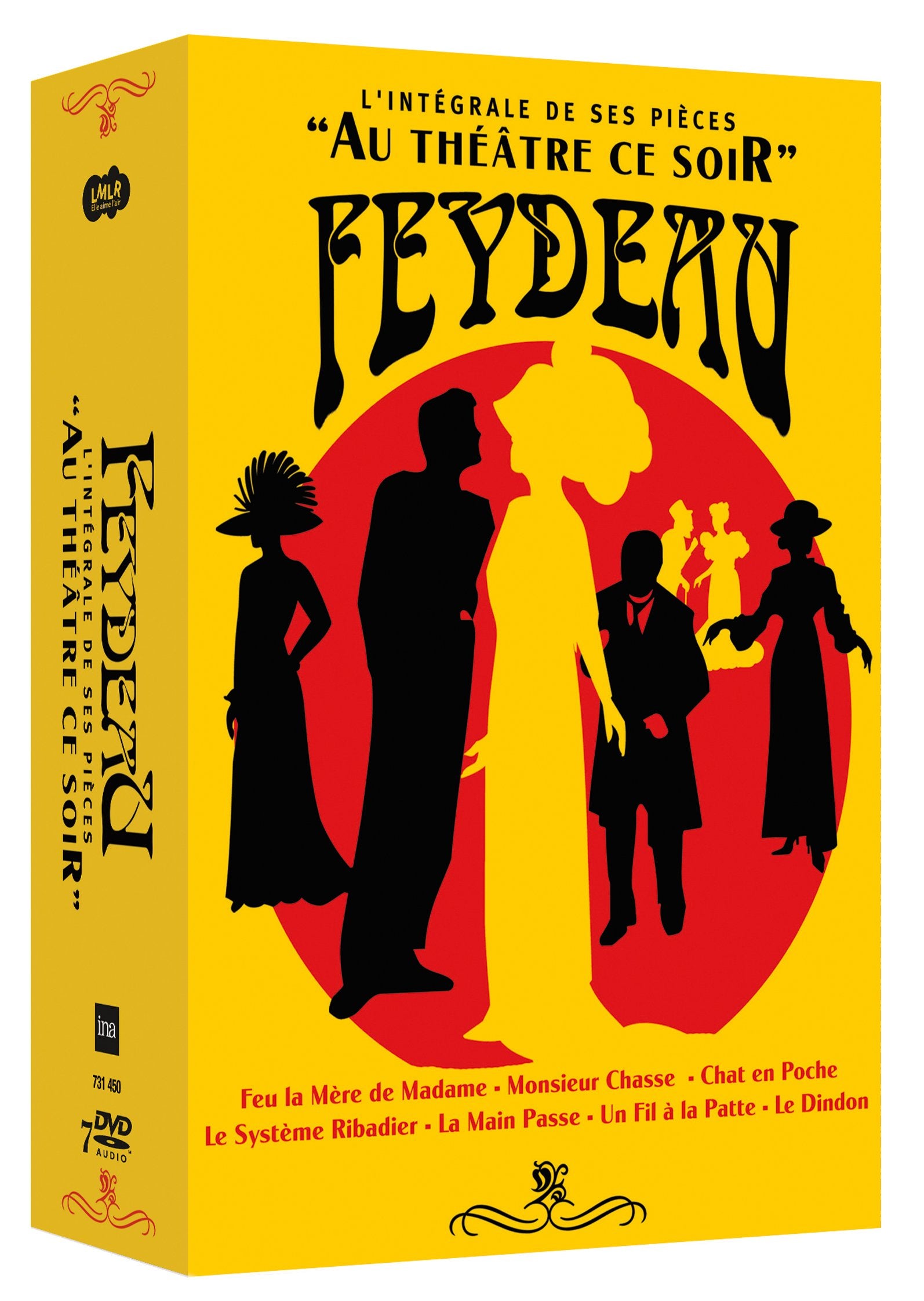 Coffret le théatre de feydeau : m. chasse ; chat en poche ; le systeme ribadier ; la main passe ; un fil a la patte / le Movies