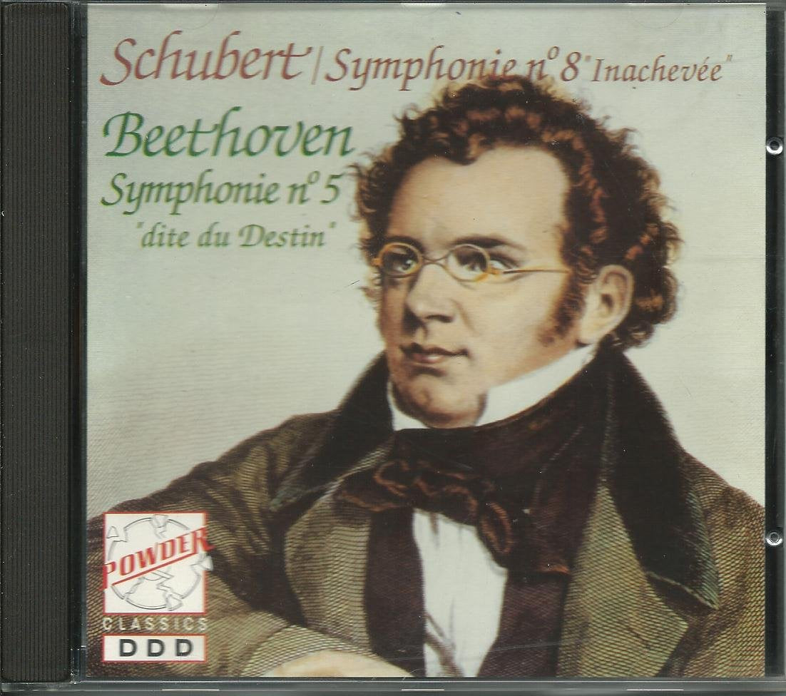SCHUBERT SYMP. N°8 ''Inachevée '' , BEETHOVEN SYMP. N° 5 '' Destin '' cd
