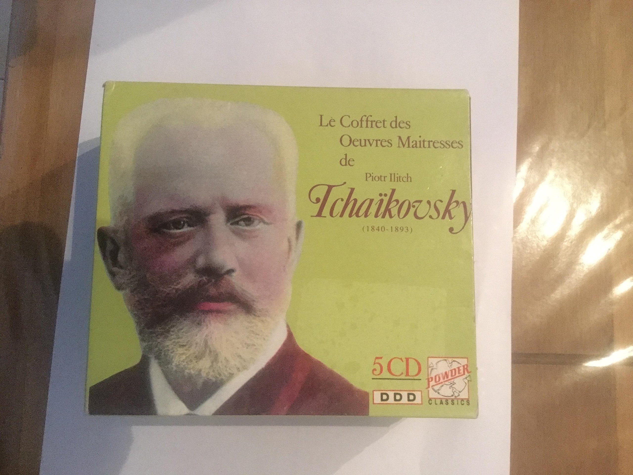 Le coffret des œuvres maîtresses de Tchaikovski ( 5 CD ) cd