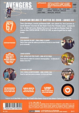 Chapeau melon et bottes de cuir - Saison 5 - Vol.4 (1967) : Interférences / Caméra meurtre / Le Dernier des sept Box sets