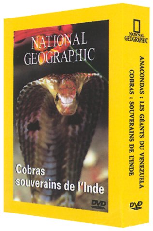 Coffret national geographic;anacondas,les grands du venezuela;cobras,souverains de l'inde Films