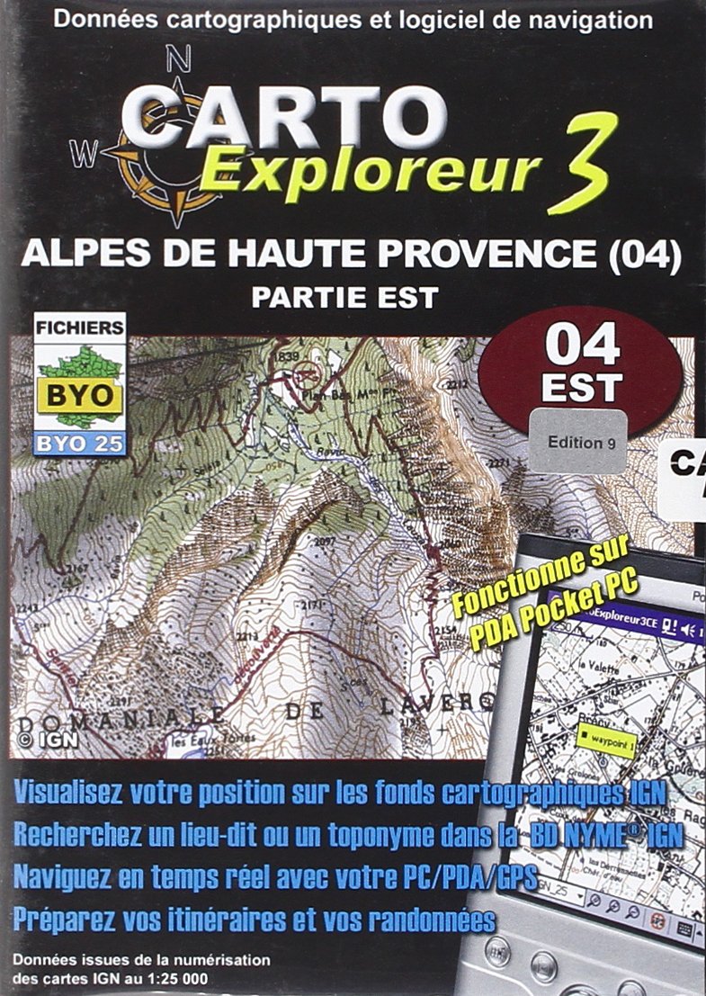 Logiciel Carto exploreur 3 - Alpes de haute provence est book