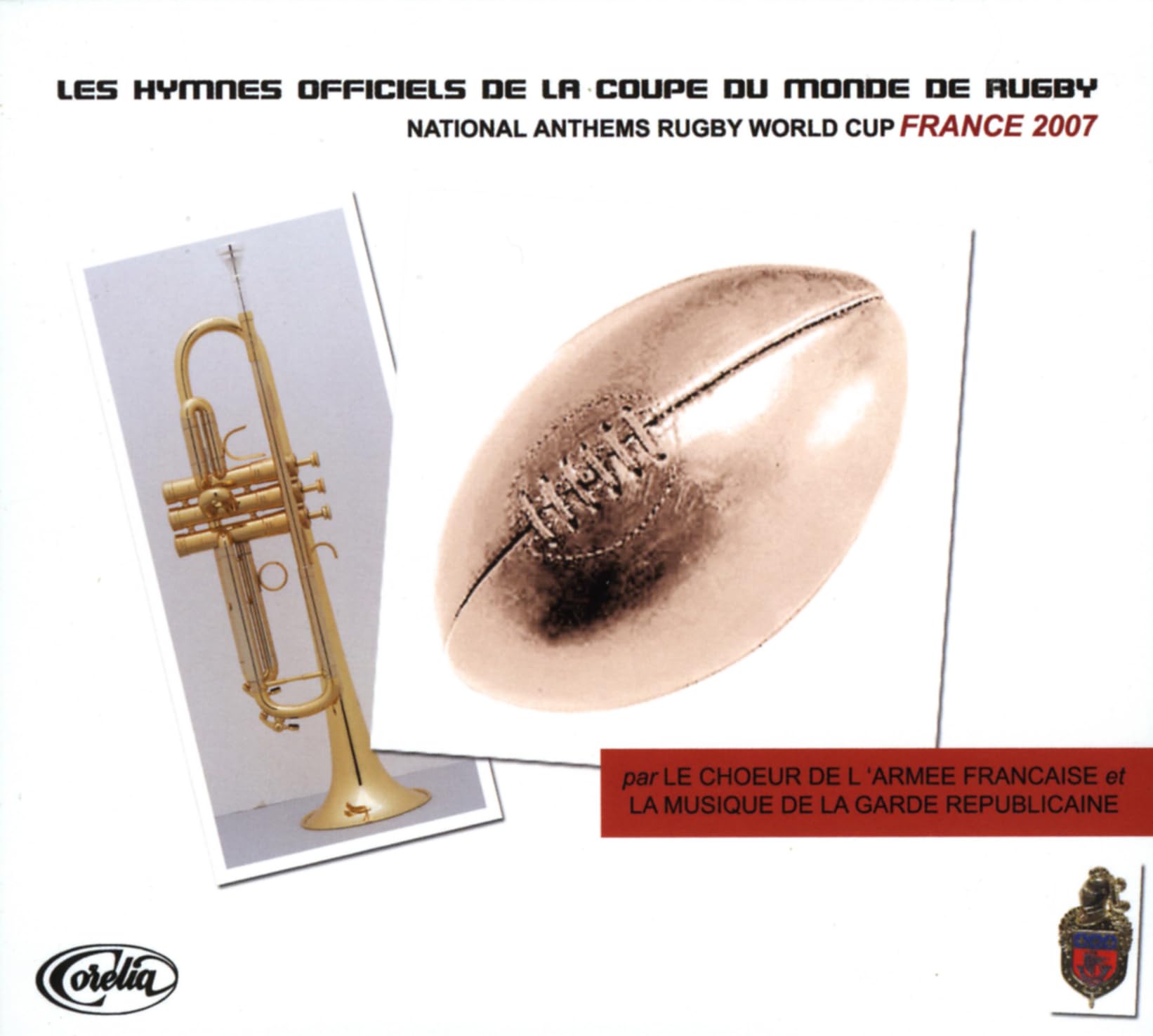 Les Hymnes Officiels de la Coupe du Monde de Rugby cd