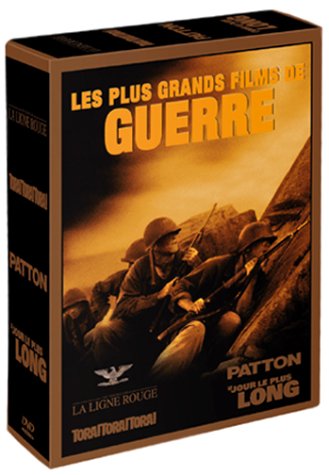 Coffret Guerre 4 DVD : Le Jour le plus long / Patton / Tora! Tora! Tora! / La Ligne rouge Movies