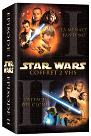 Star Wars : Episode 1, la menace fantôme / Star Wars : Episode II, l'attaque des clones - Coffret 2 VHS Movies