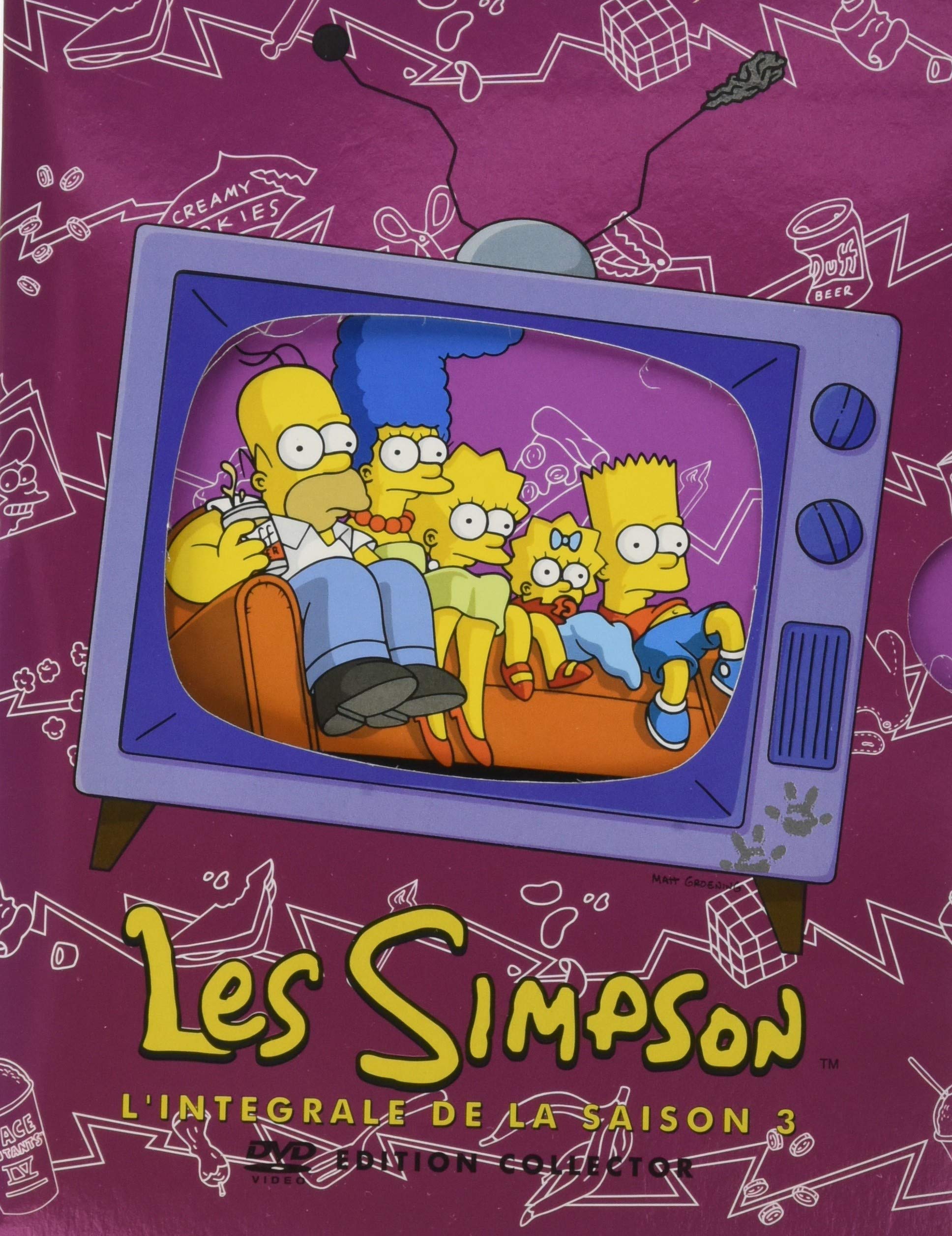 Les Simpson : L'Intégrale Saison 3 - Édition Collector 4 DVD Films