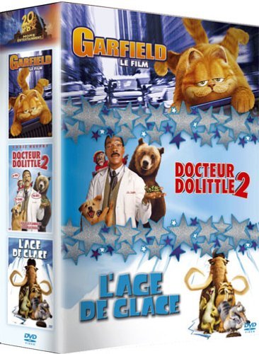 Anastasia / L'Age de glace / Garfield, le film - Coffret 3 DVD Films