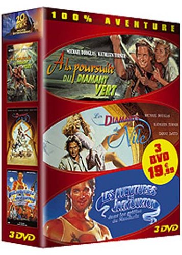 A la poursuite du diamant vert / Le Diamant du Nil / Les Aventures de Jack Burton - Coffret 3 DVD Films