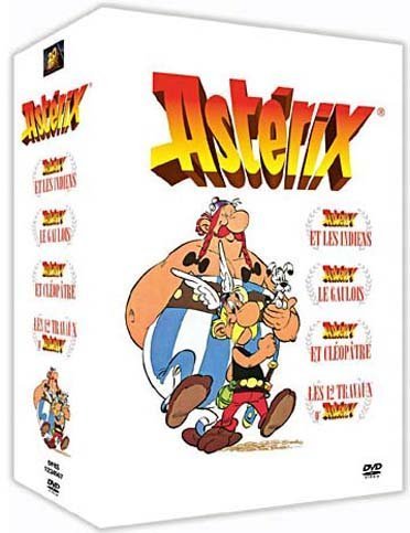 Asterix - Coffret 4 DVD : Asterix le gaulois, Asterix & cleopatre, Asterix et les indiens, Les 12 travaux d'Asterix Movies